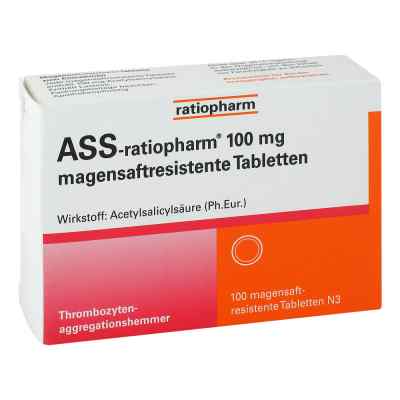 Ass ratiopharm 100 mg magensaftresistent Tabletten bei apo-discounter.de bestellen