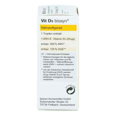 Vit D3 biosyn Tropfen zum Einnehmen bei apo-discounter.de bestellen