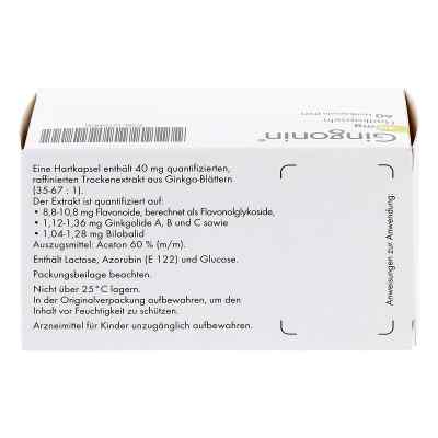 Gingonin 40 mg Hartkapseln bei apo-discounter.de bestellen