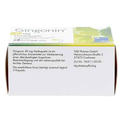 Gingonin 40 mg Hartkapseln bei apo-discounter.de bestellen