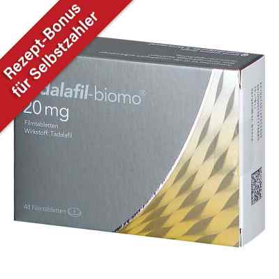 Tadalafil biomo 20 mg Filmtabletten 48 stk von biomo pharma GmbH PZN 12725530