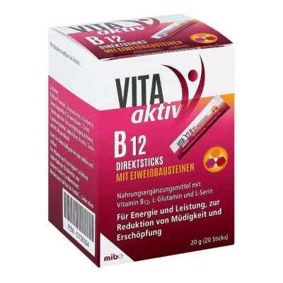 Vita Aktiv B12 Direktsticks mit Eiweissbausteinen bei apo-discounter.de bestellen