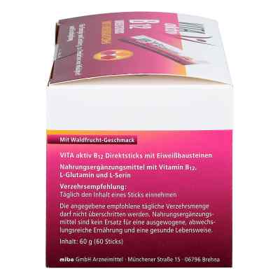 Vita Aktiv B12 Direktsticks mit Eiweissbausteinen bei apo-discounter.de bestellen