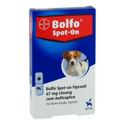 Bolfo Spot-on Fipronil 67 mg Lösung für kleine Hunde bei apo-discounter.de bestellen