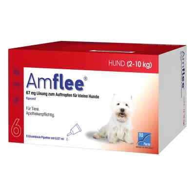Amflee 67 mg Spot-on Lösung für kleine Hunde 2-10kg bei apo-discounter.de bestellen