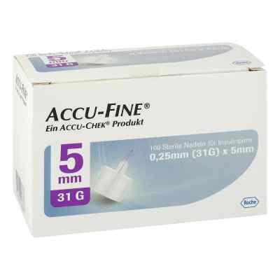 Accu Fine sterile Nadeln für Insulinpens 5 mm 31 G bei apo-discounter.de bestellen