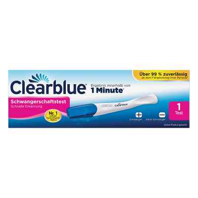 Clearblue Schwangerschaftstest schnelle Erkennung bei apo-discounter.de bestellen