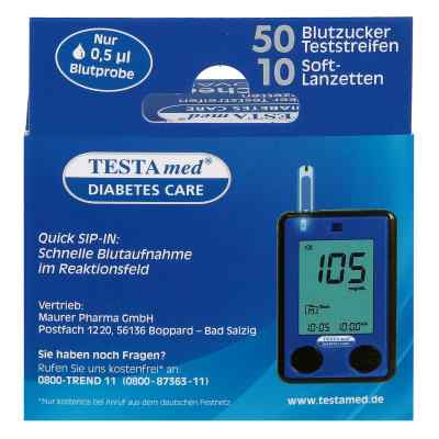 Testamed Glucocheck Advance Teststreif.m.10 Lanz. bei apo-discounter.de bestellen