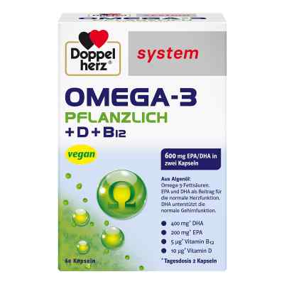 Doppelherz Omega-3 pflanzlich system Kapseln bei apo-discounter.de bestellen