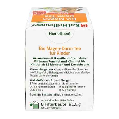 Bad Heilbrunner Bio Magen-darm Tee für Kinder Fbtl. bei apo-discounter.de bestellen