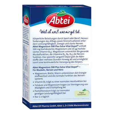 Abtei Magnesium 500 Plus Extra-vital-depot Tabletten bei apo-discounter.de bestellen