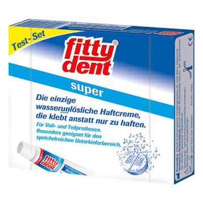 Fittydent super Haftcreme Test-set 10g+4 Rein.tab. bei apo-discounter.de bestellen