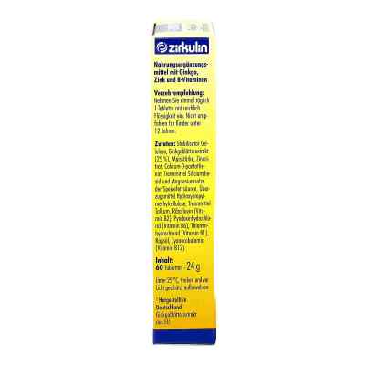 Zirkulin Ginkgo Zink und B-vitamine Filmtabletten bei apo-discounter.de bestellen