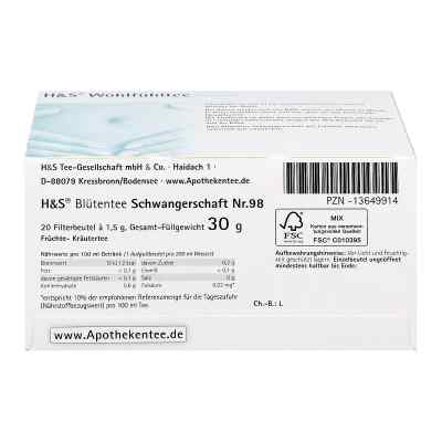 H&s Schwangerschaft Blütentee N Filterbeutel bei apo-discounter.de bestellen