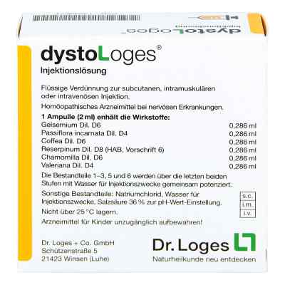 Dysto Loges Injektionslösung Ampullen bei apo-discounter.de bestellen