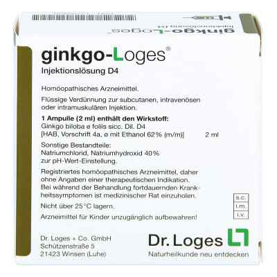 Ginkgo-loges Injektionslösung D4 Ampullen bei apo-discounter.de bestellen