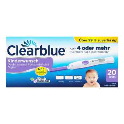 Clearblue Ovulationstest fortschrittlich & digital bei apo-discounter.de bestellen