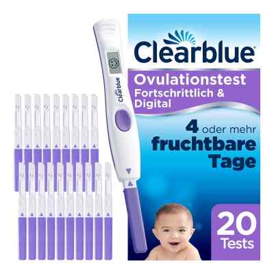 Clearblue Ovulationstest fortschrittlich & digital bei apo-discounter.de bestellen