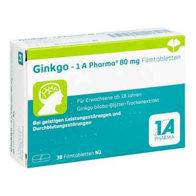 Ginkgo 1a Pharma 80 mg Filmtabletten bei apo-discounter.de bestellen