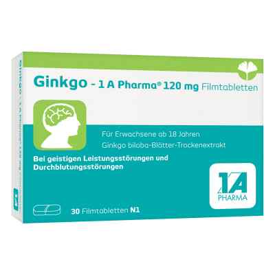 Ginkgo 1a Pharma 120 mg Filmtabletten bei apo-discounter.de bestellen