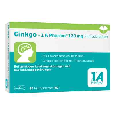 Ginkgo 1a Pharma 120 mg Filmtabletten bei apo-discounter.de bestellen