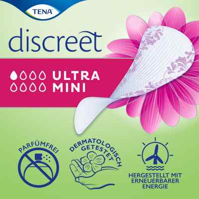 Tena LadyTENA LADY Discreet Einlagen ultra mini bei apo-discounter.de bestellen