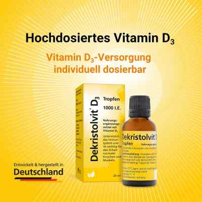 Dekristolvit D3 1.000 I.e. Tropfen bei apo-discounter.de bestellen