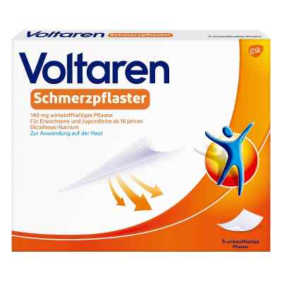 Voltaren Schmerzpflaster Diclofenac-Natrium 140mg bei apo-discounter.de bestellen