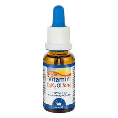 Dr. Jacob’s Vitamin D3K2 Öl forte bei apo-discounter.de bestellen