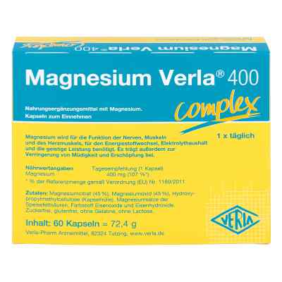 Magnesium Verla 400 Kapseln bei apo-discounter.de bestellen