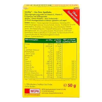 Apoday Vitamin-komplex Kirsch-aronia zuckerfr.Plv. bei apo-discounter.de bestellen