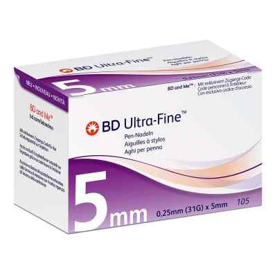 Bd Ultra-fine Pen-nadeln 5 mm 31 G bei apo-discounter.de bestellen