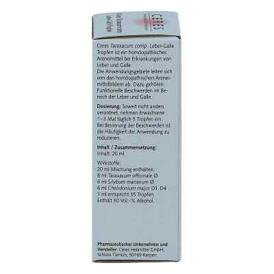 Ceres Taraxacum compositus Leber-Galle Tropfen bei apo-discounter.de bestellen