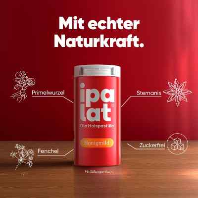 Ipalat Halspastillen honigmild ohne Menthol zuckerfr. bei apo-discounter.de bestellen