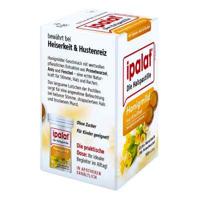 Ipalat Halspastillen honigmild ohne Menthol zuckerfr. bei apo-discounter.de bestellen
