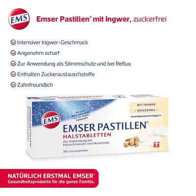 Emser Pastillen Halstabletten mit Ingwer zuckerfrei bei apo-discounter.de bestellen