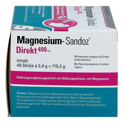 Magnesium Sandoz Direkt 400 mg Sticks bei apo-discounter.de bestellen