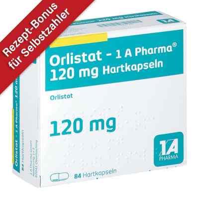 Orlistat-1a Pharma 120 mg Hartkapseln 84 stk von 1 A Pharma GmbH PZN 14237295