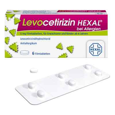 Levocetirizin Hexal bei Allergien 5 mg Filmtabletten bei apo-discounter.de bestellen