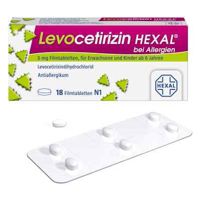 Levocetirizin Hexal bei Allergien 5 mg Filmtabletten bei apo-discounter.de bestellen