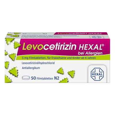 Levocetirizin Hexal bei Allergien 5 mg Filmtabletten bei apo-discounter.de bestellen