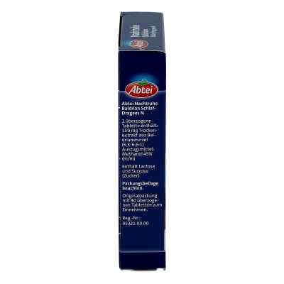 Abtei Nachtruhe Baldrian Schlaf-dragees N bei apo-discounter.de bestellen