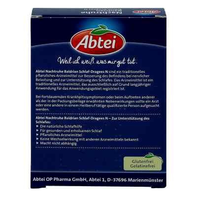 Abtei Nachtruhe Baldrian Schlaf-dragees N bei apo-discounter.de bestellen