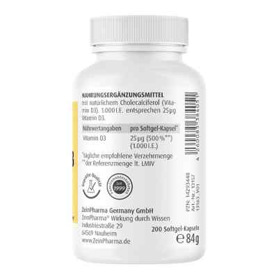 Vitamin D3 1.000 I.e. Softgelkapseln Zeinpharma bei apo-discounter.de bestellen