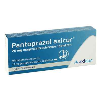 Pantoprazol axicur 20 mg magensaftresistent Tabletten bei apo-discounter.de bestellen