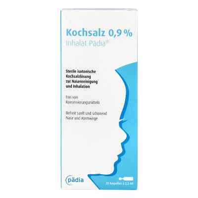 Kochsalz 0,9% Inhalat Pädia Ampullen bei apo-discounter.de bestellen