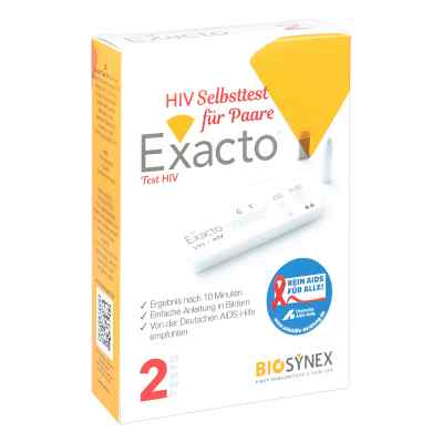 Exacto Hiv Selbsttest für Paare bei apo-discounter.de bestellen
