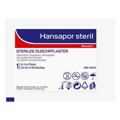Hansapor steril Duschpflaster 6x7 cm bei apo-discounter.de bestellen