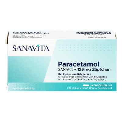 Paracetamol Sanavita 125 mg Zäpfchen bei apo-discounter.de bestellen