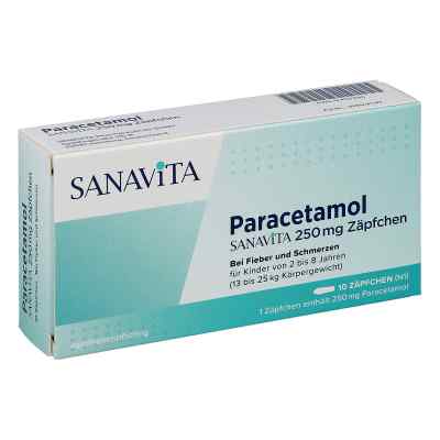 Paracetamol Sanavita 250 mg Zäpfchen bei apo-discounter.de bestellen